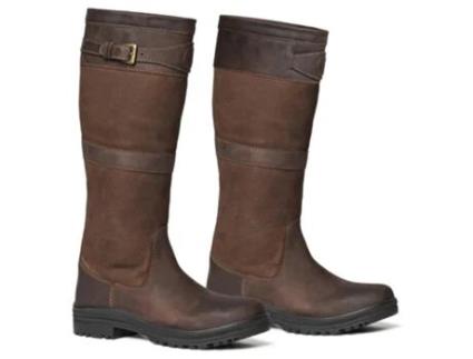 Botas de Mulher MOUNTAIN HORSE Montar Cumberland Regular Pele Castanho (36)