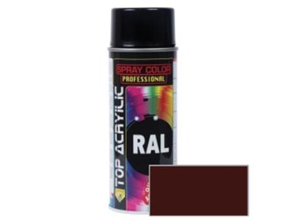 Spray Acrílico Choc Marrom Ral-8017 400Ml TOP ACRYLIC