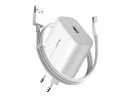 Carregador Supervooc Usb-C Modelo OPPO Branco