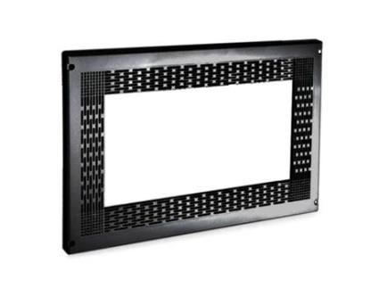 Estrutura do Armário de Microondas 600X400 Preta HERRAJES ALK