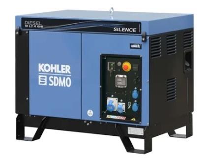 KHOLER Diesel10Lcasilavr C5 Grupo Diesel Mono à Prova de Som