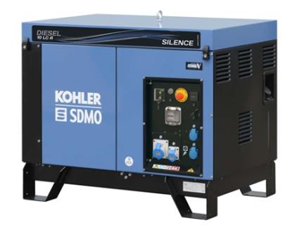 Grupo diesel de KHOLER Diesel 10 Lca Sil C5 mono à prova de som