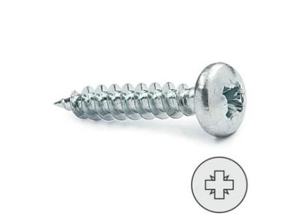 Parafuso de rosca de madeira cabeça redonda Poz longo 30 mm de diâmetro 4,5 mm UCAFIX