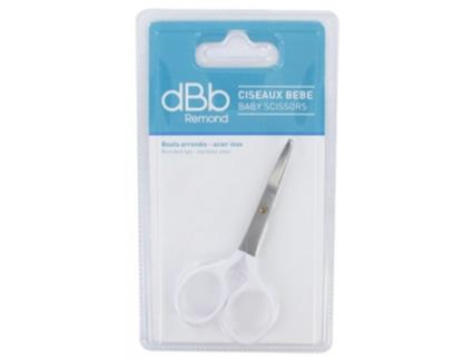 Tesoura Pontas Arredondadas Cor: Branco DBB REMOND