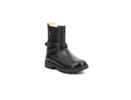 Botas de Bebé KICKERS Groozmy Pele Preto (25)