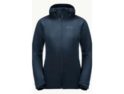 Impermeável de Mulher JACK WOLFSKIN Glaabach Azul (XS)