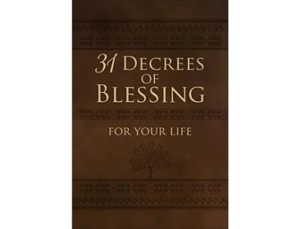 Livro 31 decrees of blessing for your life de patricia king (inglês)