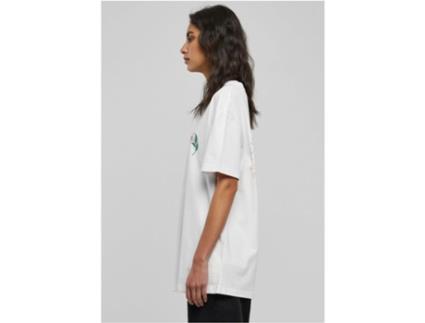 T-Shirt de Mulher DAYS BEYOND Oversized Boyfriend Choose Branco (XS)