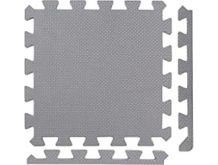 Tapete Quebra-Cabeça Protetor de Piso Acolchoado para Academia 18 Peças-60X60Cm PERPETUAL