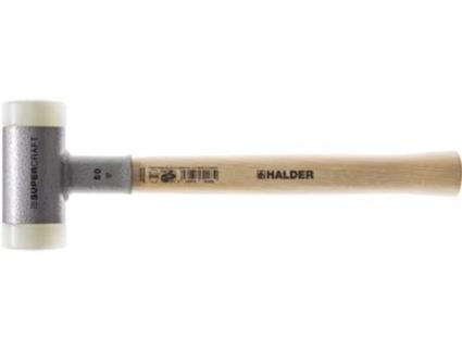 Halder-3366.060-Martelo Anti-Rebote Com Cabo De Madeira Supercraft Ø 60 Mm