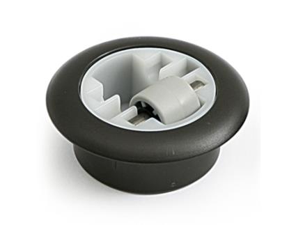 Rolo de borracha cinzento dirigível com carga de borracha macia cinzenta 50Kg/Wheel de 40Mm HAFELE