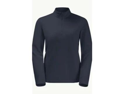 Camisola de Mulher JACK WOLFSKIN Fecho Correr Azul (XL)
