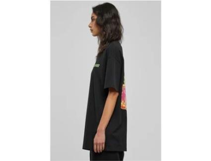 T-Shirt de Mulher DAYS BEYOND Oversized Boyfriend Sweet Preto (2XL)