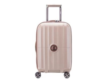 Mala de cabine Rígida DELSEY PARIS St Tropez De Expansível Rosa (55x35x28cm)