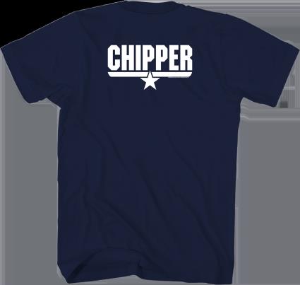 T-Shirt Unissexo DEEPSTONE Top Gun Chipper Azul-Marinho Xxxl