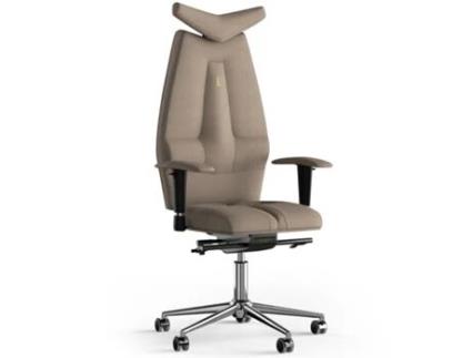 Cadeira de Escritório Ergonómica KULIK SYSTEM Tecido a Jato Azur (Caramel -130x50x50cm)