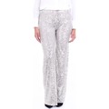 Lautre Chose  Calças BJ560429041  Prata Disponível em tamanho para senhora. IT 38,IT 40,IT 42,IT 44,IT 46.Mulher > Roupas > Calças
