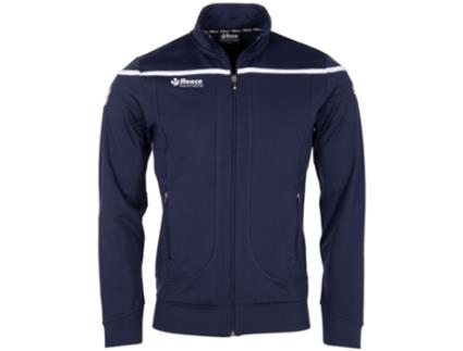 Fato de Treino Unissexo para Fitness REECE AUSTRALIA Fecho Éclair Varsity Stretch Azul (M)