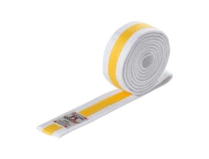 Branco/Amarelo/Branco Budo Cinto DANRHO