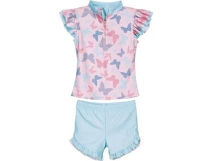 Fato de Banho de 1 Peça com Proteção Uv para Bebé Menina PLAYSHOES Butterfly