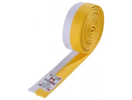 Branco/Amarelo Budo Cinto DANRHO 330 cm
