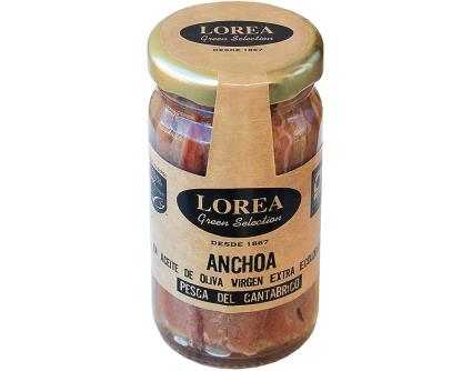 Anchovas Em Azeite Extra Ecológico Lorea 100g