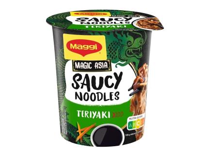 Noodles Maggi Saucy Noodle Teriyaki Cup 8x75g