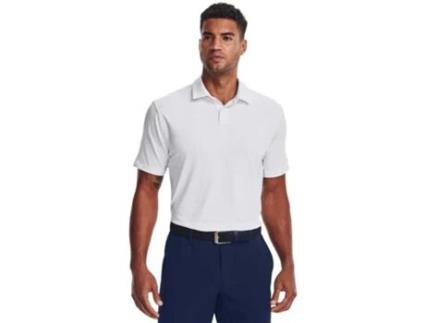 Pólo UNDER ARMOUR GOLF Polo Manga Curta Crestable Tee To Green Branco 2XL