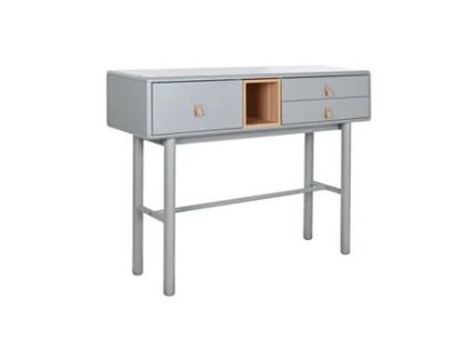 Console HOME ESPRIT Azul Cinzento Madeira Mdf 120x35x90 cm