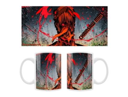 Caneca Chainsaw Man Cerâmica 320 Ml