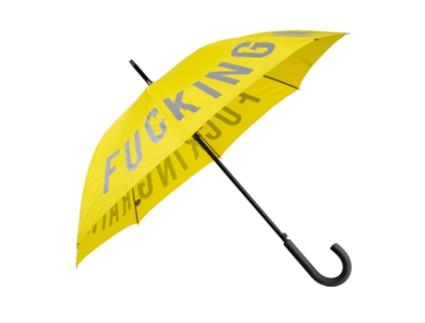 Guarda-Chuva Grande Fucking Rain Refletor Guarda-Chuva Automático com Botão Guarda-Chuva Forte À Prova de Vento 106 Cm de Diâmetro FISURA