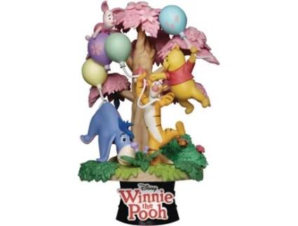 Figura Diorama Winnie The Pooh e Os Seus Amigos com Balões Disney 16 Cm