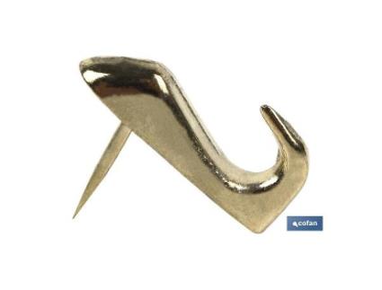 Blíster de 2 uds. cuelgacuadro clavar de latón n 2 venta unitaria