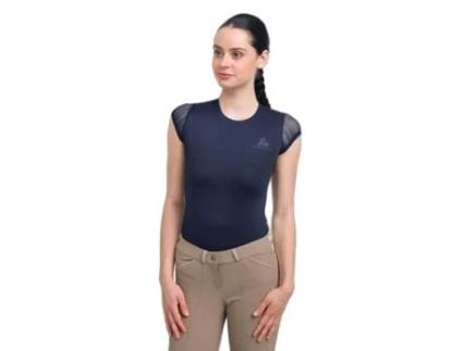 Polo de Mulher para Equitação CAVALLIERA Casual Contessa Azul (XL)