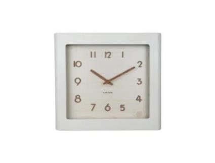 Relógio de Parede com Moldura Quadrada em Madeira de Tília KARLSSON Sole