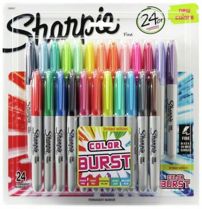 Marcador Permanente fine-color Burst-pack24