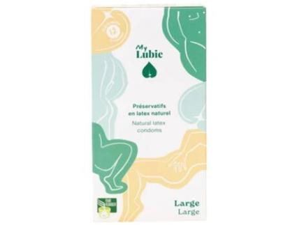 Preservativos grandes de látex natural 12 preservativos MY LUBIE
