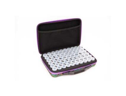 Estojo para Strass e Diamantes 60 Potes Jungle Youdoit CRYSTAL ART