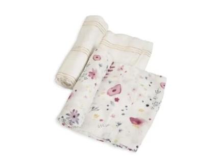 Conjunto de 2 Fraldas de Bebé Extra-Suaves LITTLE UNICORN Deluxe Bambou TU