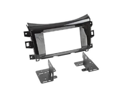 Kit 2Din Compatível com Nissan Navara Np300 Após 2015 Piano Black