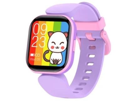 Smartwatch ANNIEBO Kids 1,4 Ip68 À Prova de Água com 19 Modos Desportivos Roxo