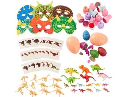 Conjunto de 80 Brinquedos de Dinossauro para Crianças THE TWIDDLERS