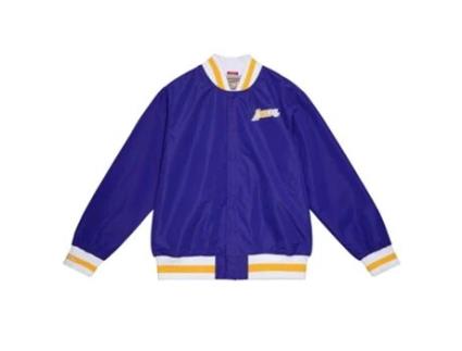 Fato de Treino de Homem para Fitness MITCHELL & NESS Botões Los Angeles Roxo (XL)