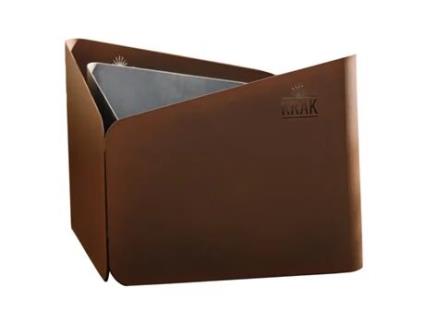 Braseiro de Madeira 79X69Cm Levant Fleur de Rouille KRAK