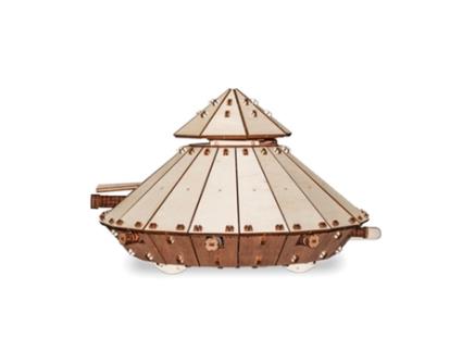 Modelo 3D de Madeira Tanque de Assalto 25,3 Cm ECO WOOD ART