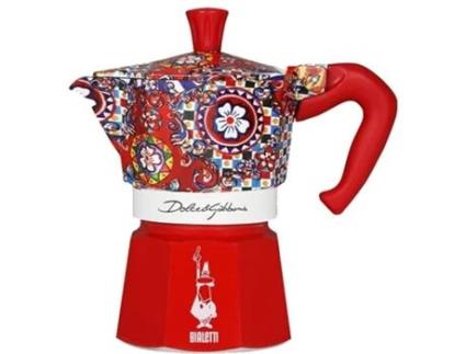 Cafeteira Moka BIALETTI D&G - Vermelho
