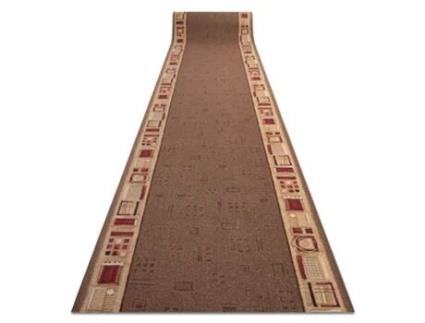 Passadeira Base Antideslizante Jena Castanho 67Cm