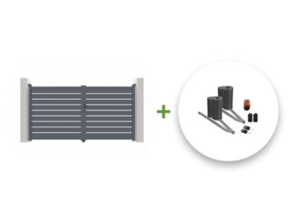 Portão Basculante Elétrico CASANOOV Vogel 300B180 de 3M + Motorização Do Braço B500