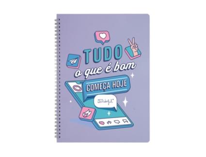 Caderno MR.WONDERFULL Tudo O Que É Bom Começa Hoje