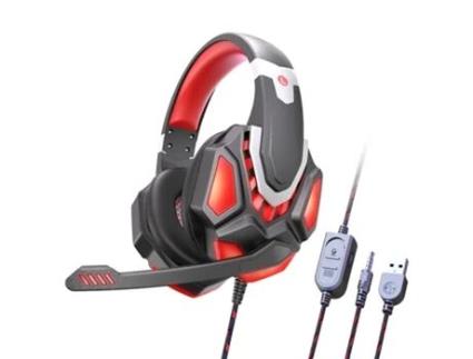 Auscultadores Bluetooth AGTRUM Sy-G11 Over Ear Microfone Vermelho